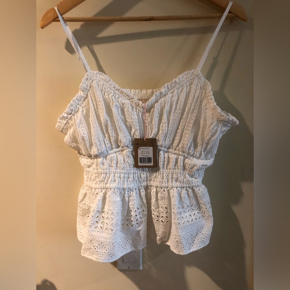 NWT Boden Eyelet Top